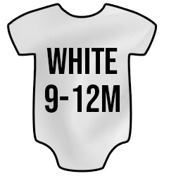 Hotteez Infant Bodysuit - White - 9-12 Month