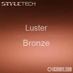 StyleTech Bronze Luster Matte Metallic Adhesive Vinyl 12" x 24" Sheet