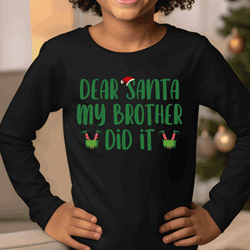 Press Ready Transfer - Dear Santa, My Brother Did It - Youth