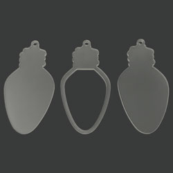 Acrylic Christmas Light Shaker Ornament