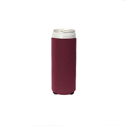 Skinny Can Cooler - Burgundy