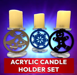 2025 3pk Candle Holder Set