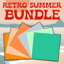 Retro Summer HTV Bundle