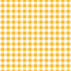 Printed Pattern Vinyl - Matte - Check Please - Yellow 12" x 12" Sheet