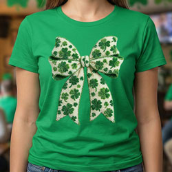Press Ready Transfer - Chenille Shamrock