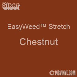 12" x 24" Sheet Siser EasyWeed Stretch HTV - Chestnut