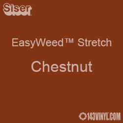 12" x 5 Yard Roll Siser EasyWeed Stretch HTV - Chestnut