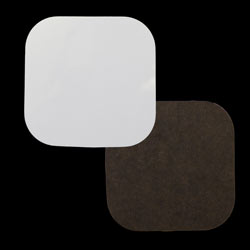 Sublimation Hardboard Tile - Rounded Corner - 4" x 4" 