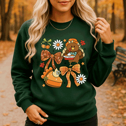 Press Ready Transfer - Coquette Doodle Thanksgiving