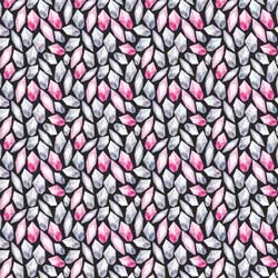 Printed Pattern Vinyl - Glossy - Gem Mine (Pink) - 12" x 24" sheet