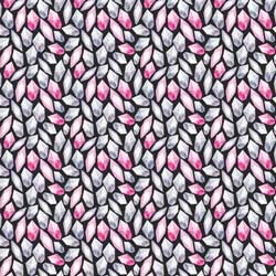 Printed Pattern Vinyl - Glossy - Gem Mine (Pink) - 12" x 24" sheet