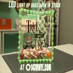 LED Light Up Bags are back in stock at 143VINYL