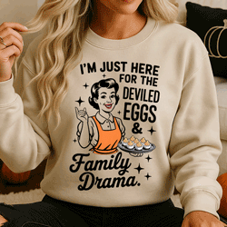 Press Ready Transfer - Deviled Eggs and Family Drama