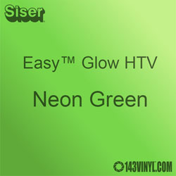 Siser Easy Glow HTV: 12" x 12" - Neon Green