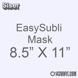 Siser EasySubli Mask - 8.5" x 11" Sheet  
