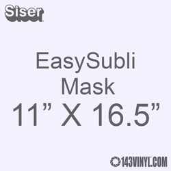 Siser EasySubli Mask- 11" x 16.5" Sheet 