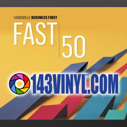 143VINYL™ Named One of the Fastest Growing Companies in Greater Louisville