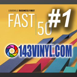 143VINYL™ Named THE Fastest Growing Company in Greater Louisville 143VINYL™ Named THE Fastest Growing Company in Greater Louisville