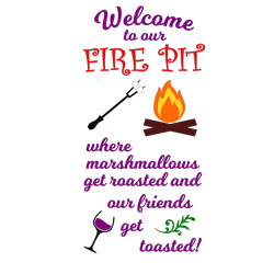 Free Download - Fire Pit Sign