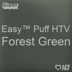 Easy™ Puff HTV: 12" x 12" - Forest Green