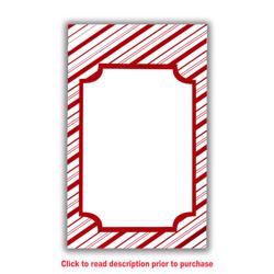 Garden Flag - Candy Cane Stripe