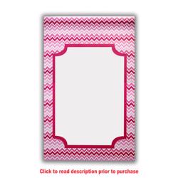 Garden Flag - Pink Chevron