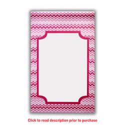 Garden Flag - Pink Chevron