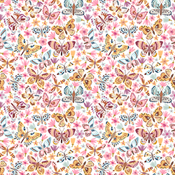 Printed Pattern Vinyl - Glossy - Giving Me Butterflies - 12" x 24"