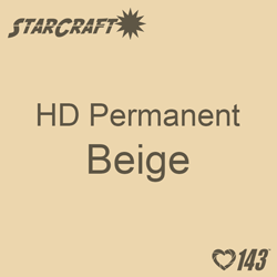 12" x 12" Sheet - StarCraft HD Glossy Permanent Vinyl - Beige