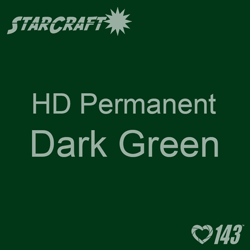 12" x 24" Sheet - StarCraft HD Glossy Permanent Vinyl - Dark Green