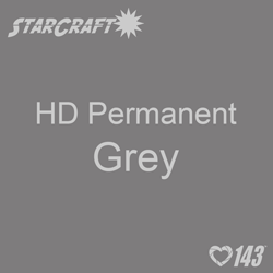 12" x 24" Sheet - StarCraft HD Glossy Permanent Vinyl - Grey