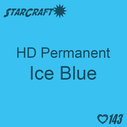 12" x 5' Roll - StarCraft HD Glossy Permanent Vinyl - Ice Blue