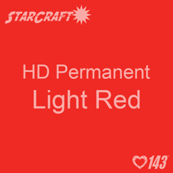 12" x 5' Roll - StarCraft HD Glossy Permanent Vinyl - Light Red