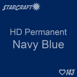 12" x 12" Sheet - StarCraft HD Glossy Permanent Vinyl - Navy Blue