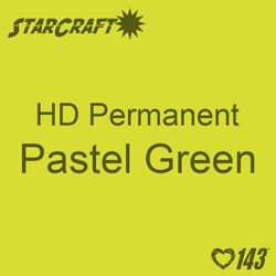12" x 5' Roll - StarCraft HD Glossy Permanent Vinyl - Pastel Green