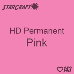 12" x 5' Roll - StarCraft HD Glossy Permanent Vinyl - Pink