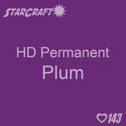 12" x 5' Roll - StarCraft HD Glossy Permanent Vinyl - Plum
