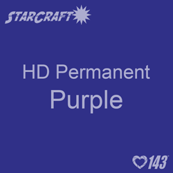 12" x 5' Roll - StarCraft HD Glossy Permanent Vinyl - Purple