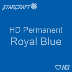 12" x 12" Sheet - StarCraft HD Glossy Permanent Vinyl - Royal Blue