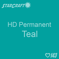 12" x 24" Sheet - StarCraft HD Glossy Permanent Vinyl - Teal