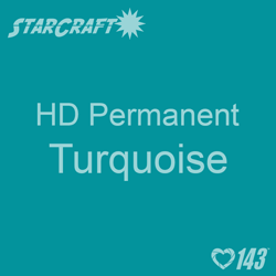 12" x 24" Sheet - StarCraft HD Glossy Permanent Vinyl - Turquoise