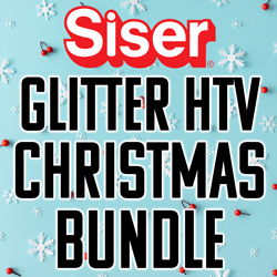 5 Pack Siser Glitter HTV 12" x 20" - Christmas Bundle 5 Pack Siser Glitter HTV 12" x 20" - Christmas Bundle