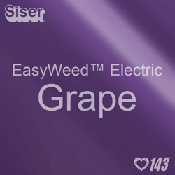 12" x 15" Sheet Siser EasyWeed Electric HTV - Grape