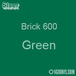 12" x 20" Sheet Siser Brick 600 HTV - Green