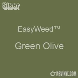 EasyWeed HTV: 12" x 15" - Green Olive