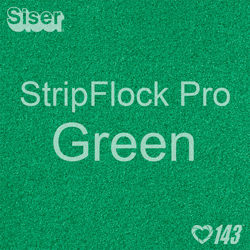 12" x 15" Sheet Siser Stripflock Pro HTV - Green