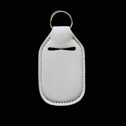 Hand Sanitizer Keychain - White 