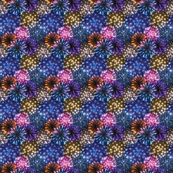 Printed Pattern Vinyl - Glossy - Happily Ever Fireworks - 12" x 24" sheet