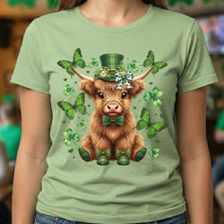 Press Ready Transfer - Harper the Highland Cow