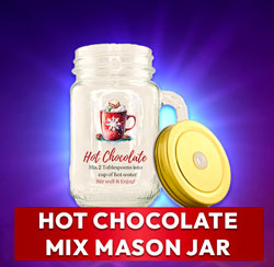 2025 Hot Chocolate Mix Mason Jar